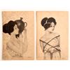 Image 2 : Art Nouveau - Kirchner Postcards-5, (4) c1900 [185461]