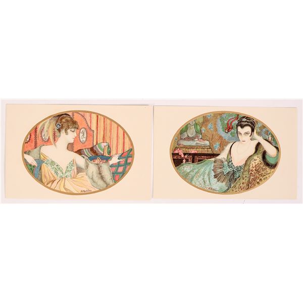 Art Nouveau - Montedoro Postcards 1920s (2) [186204]
