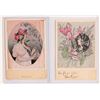 Image 1 : Art Nouveau - Silk Postcards 1890-1900 (2) [186082]