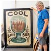 Image 2 : Advertising Art: Cool Lager Beer c1851 - Framed [184366]