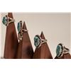 Image 2 : Sea Foam Turquoise Rings [185934]