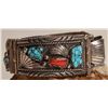 Image 2 : Turquoise/Coral Watchband [185959]