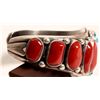 Image 2 : Turquoise and Coral Cuff [162640]