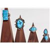 Image 1 : Four Turquoise Rings [185922]