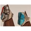 Image 2 : Navaho and  Zuni Large Rings (2) [186232]