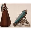 Image 2 : Navajo  Chrysocolla Bracelet and Ring [186212]