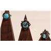 Image 2 : Navajo Ladies Rings Pin & Earrings [186432]