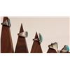 Image 2 : Navajo Square Cut Turquoise Stone Rings (5) [186144]