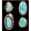 Image 2 : Navajo Turquoise Rings (4) [186103]