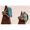 Image 2 : Navajo Turquoise Silver Rings (2) [186434]