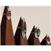 Image 2 : Shadow Box Style Navajo Rings (4) [186510]
