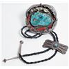Image 1 : Spectacular Old Style Giant Turquoise Bolo, Shadow Box Style [186513]