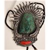 Image 2 : Superlative Green Turquoise Bolo by L. Prince, c1970 [186282]