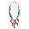 Image 1 : Turquoise and Bear Claw Necklace (No. 8?) [186291]