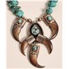 Image 2 : Turquoise and Bear Claw Necklace (No. 8?) [186291]