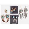 Image 1 : Turquoise Earring Sets (4) [185499]