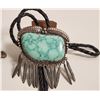 Image 2 : Turquoise with Silver feathers Bolo [186285]