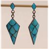 Image 8 : Zuni  Channel Turquoise Rings (3) & Earrings [186429]