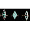 Image 8 : Zuni Channeled Watch Band and Rings (3) [186228]