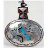 Image 1 : Zuni Inlayed Belt Buckle and Ring [186221]