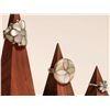 Image 2 : Zuni Silver Channel, Mother of Pearl Rings (3) [186473]