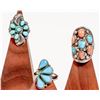 Image 1 : Navajo Turquoise & Coral Rings (3) [185495]