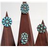 Image 1 : Zuni Turquoise Cluster, Women's Rings (4) [186211]