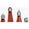 Image 1 : Navajo Turquoise Rings Four [186125]