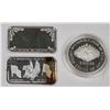 Image 2 : Silver Ingots & A Silver Dollar [185323]