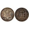 Image 1 : 1860 Three Cent Silver  Piece [183603]