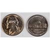 Image 2 : 1954 Jefferson Nickel BU Rolls (3) [185259]