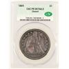 Image 2 : 1869 Proof  Liberty Seated Dollar [183607]