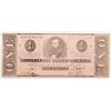 Image 1 : CSA T-55 $1 Dated December 2, 1862 Cr. 397. R-4 [184444]