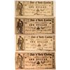 Image 1 : North Carolina $1 Confederate Currency w/ Safety Patterns, 4 [185261]