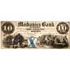 Image 1 : Mechanic Bank of Tennessee Bank Note, CR M139, $10 [184583]