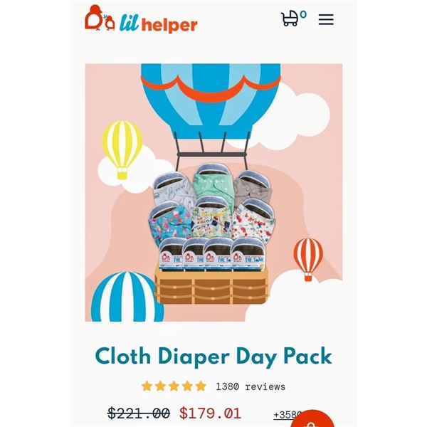 cloth diaper day pack