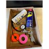 Image 1 : Air gage and printer , wD40 etc