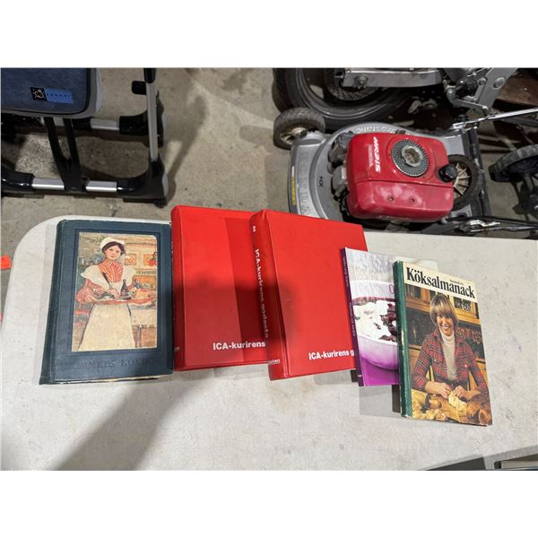 Swedish recipe books