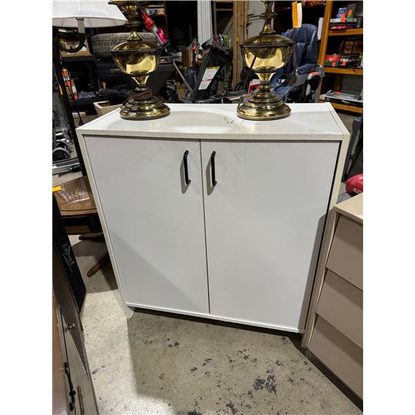 Cabinet 31 inches 16 1/2 deep 34 1/4 tall