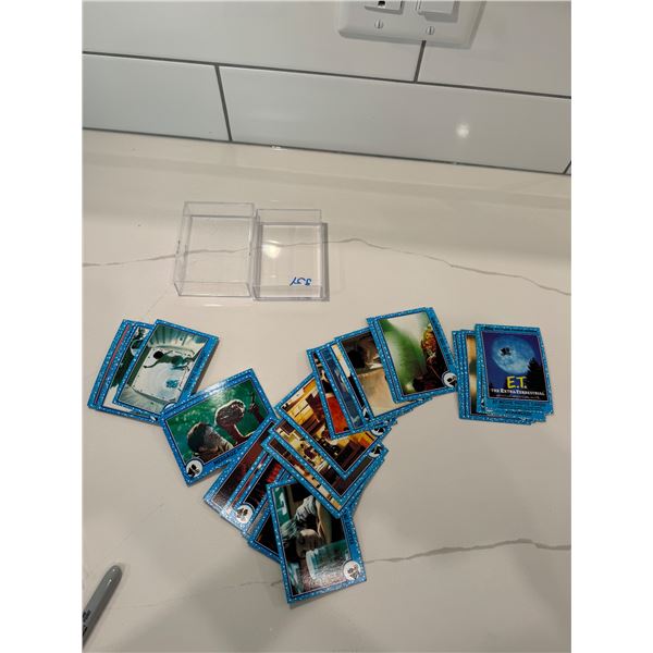 E. T. The extra terrestrial movie photo cards.