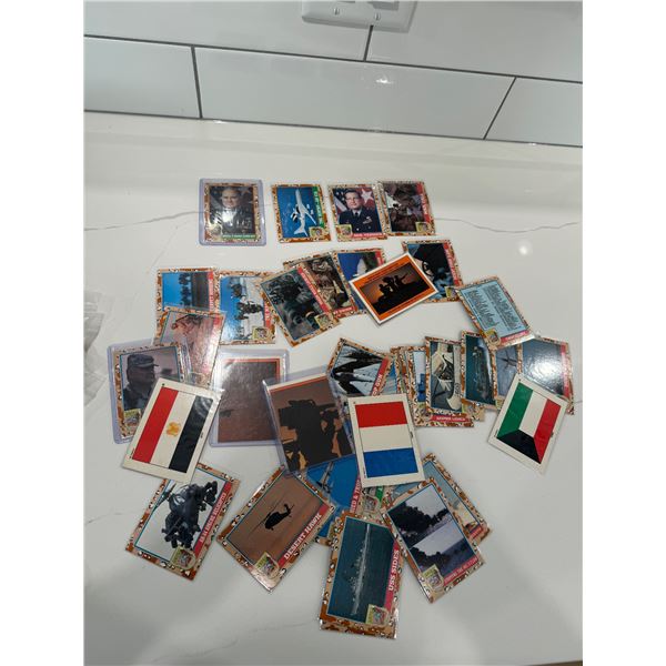 Desert storm, second series collector cards