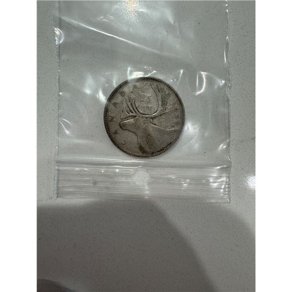 1947 Canadian silver $.25 cents