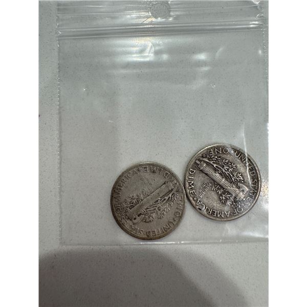 1944, 1945 Usa silver dimes