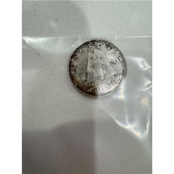 1962 Canada, silver dime