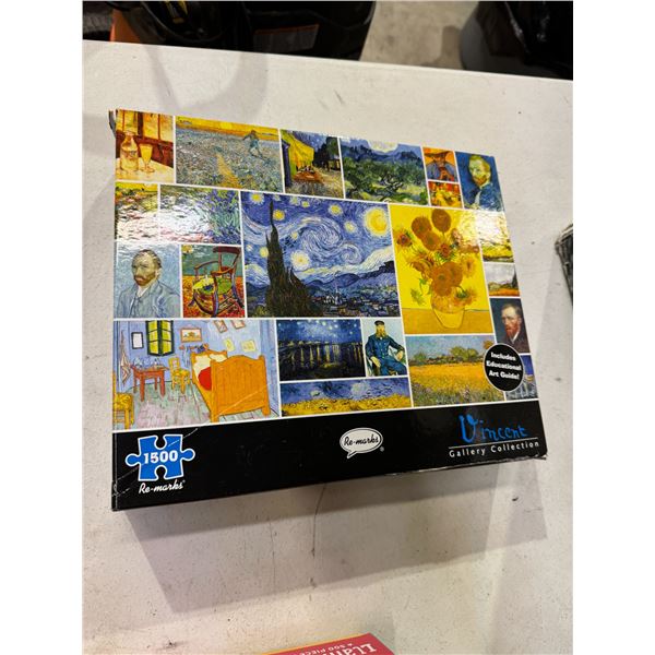 1500 piece puzzle, Vincent Gallery collection new