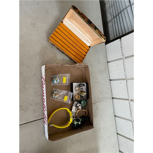 Jewelry box and costume jewelry