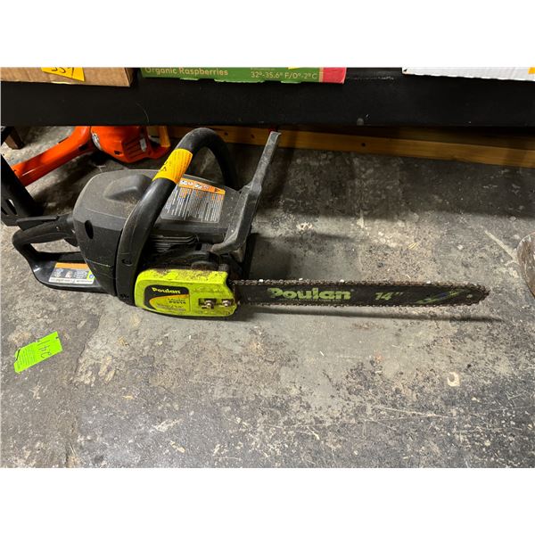 Poulan chainsaw