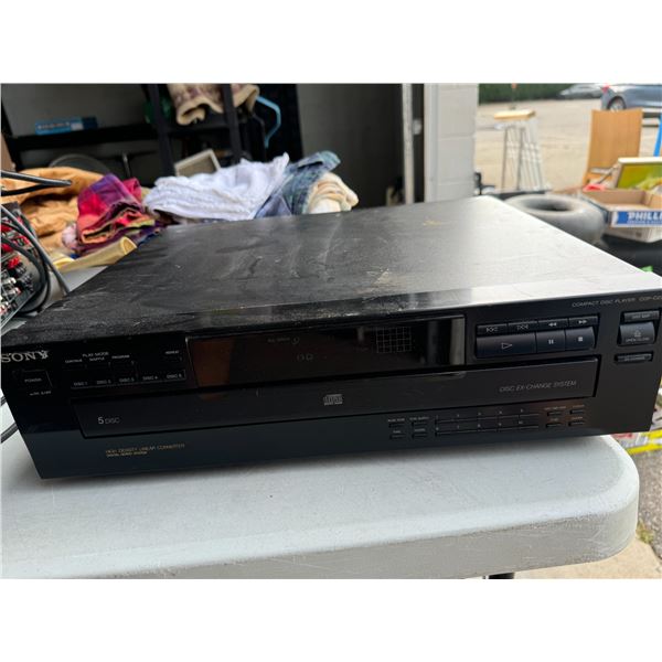 Sony disc player