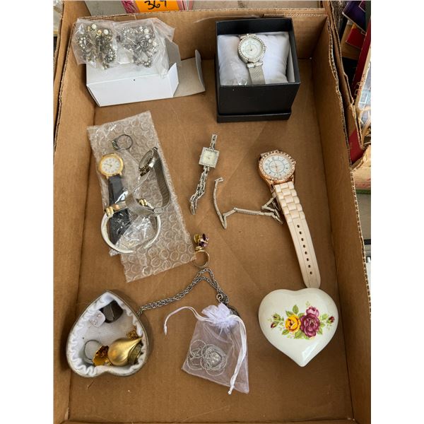 Assorted watches and other jewelry