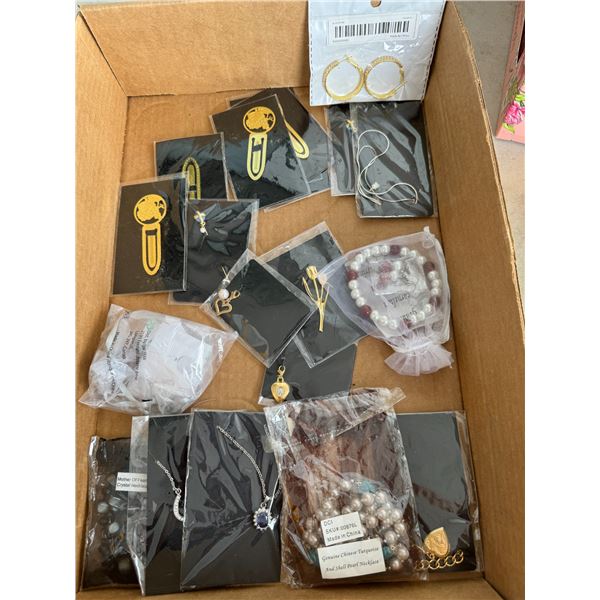 Assorted costume jewelry